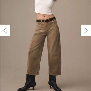 anthropologie corduroy trousers